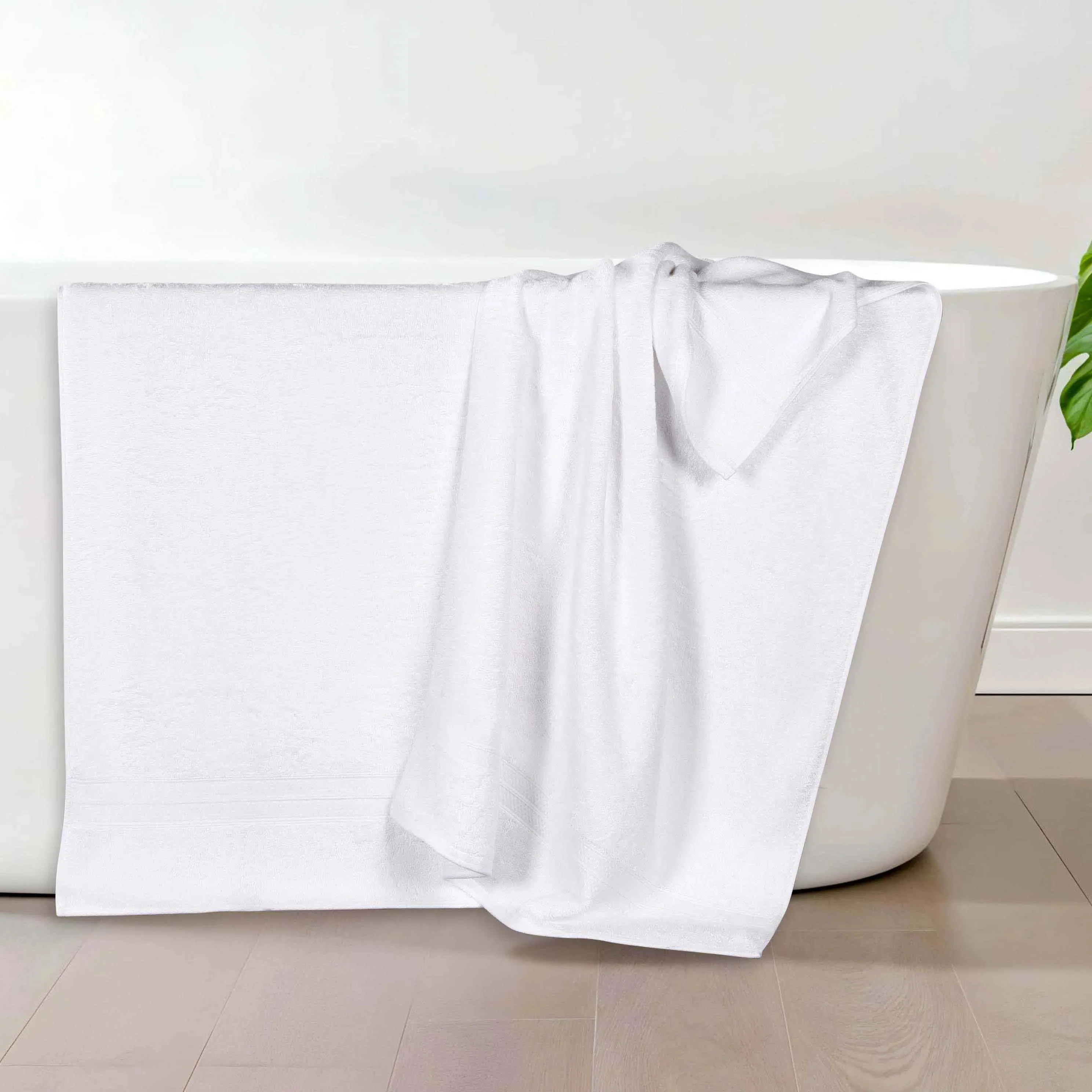 Rayon from Bamboo Cotton Blend Bath Towel Set of 2 - Image 17