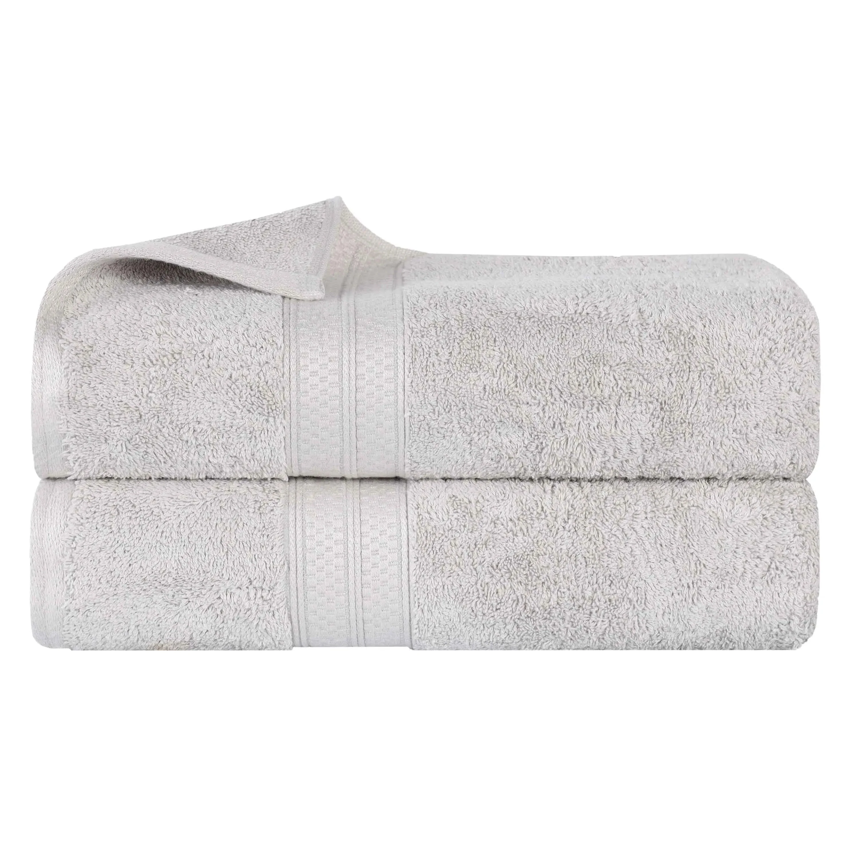 Rayon from Bamboo Cotton Blend Bath Towel Set of 2 - Image 3