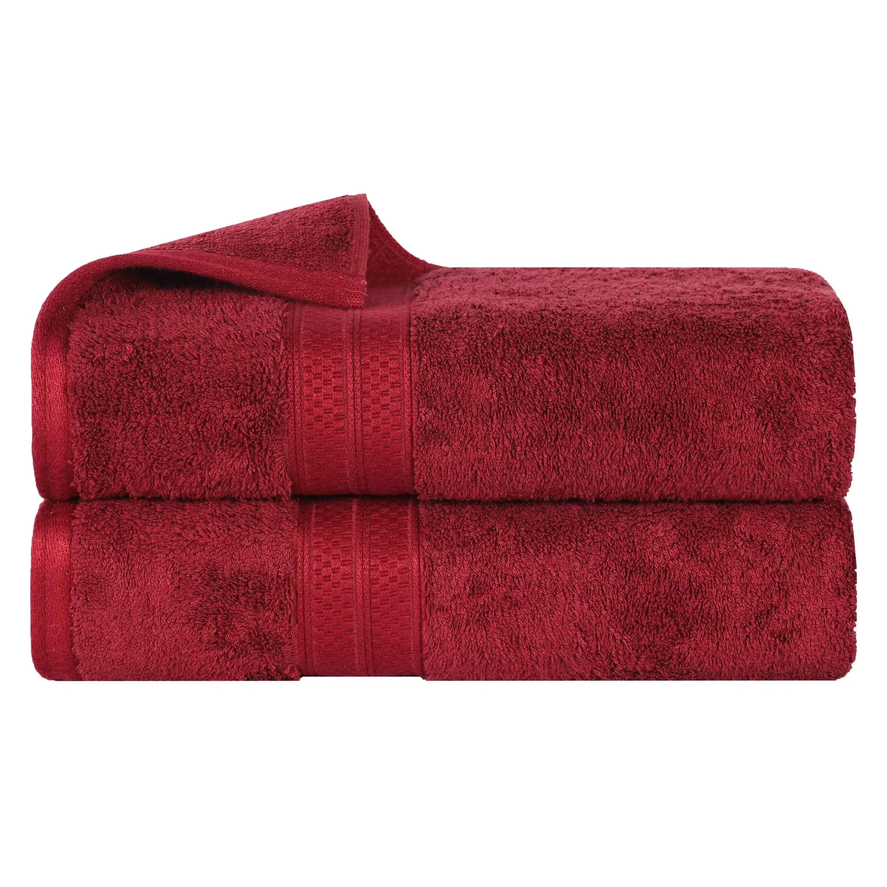 Rayon from Bamboo Cotton Blend Bath Towel Set of 2 - Image 6