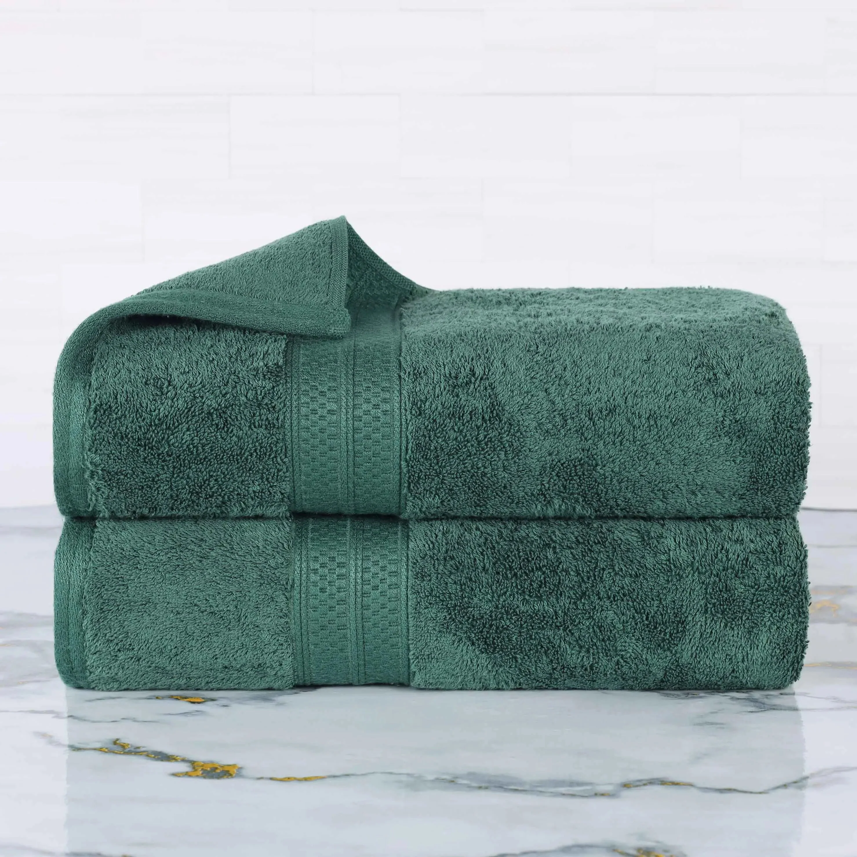 Rayon from Bamboo Cotton Blend Bath Towel Set of 2 - Image 7