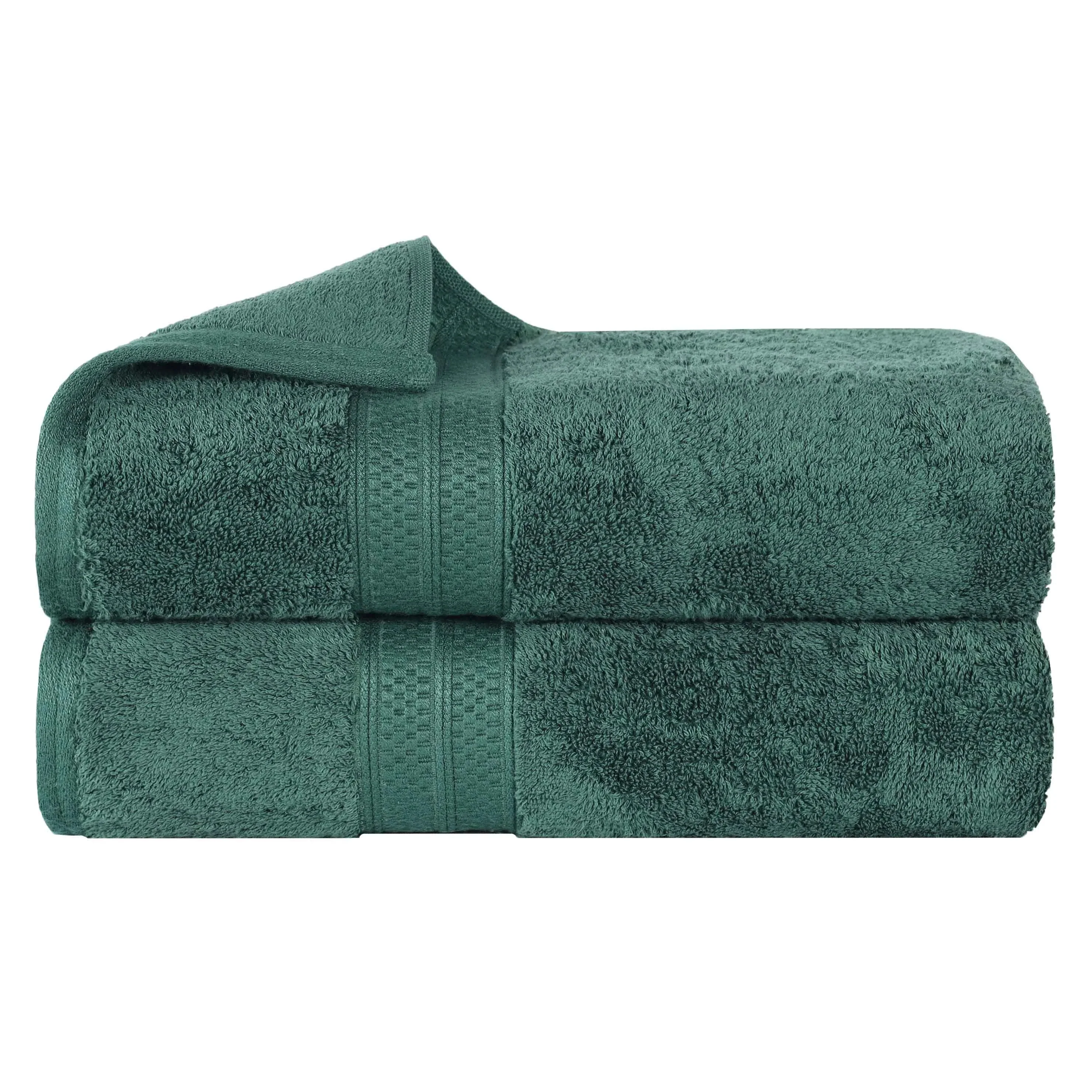 Rayon from Bamboo Cotton Blend Bath Towel Set of 2 - Image 9