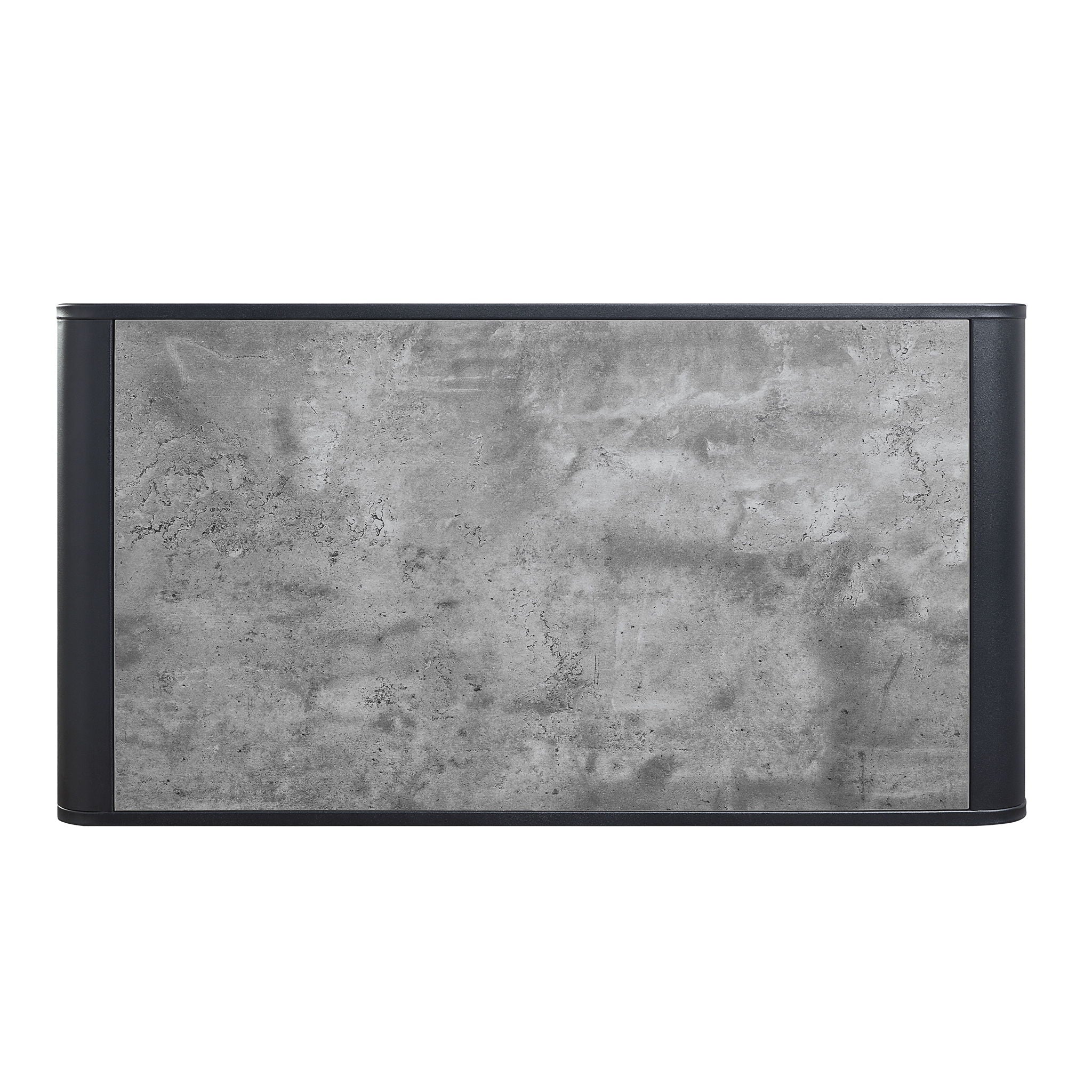 Raziela - Concrete Coffee Table - Black / Gray - Image 3