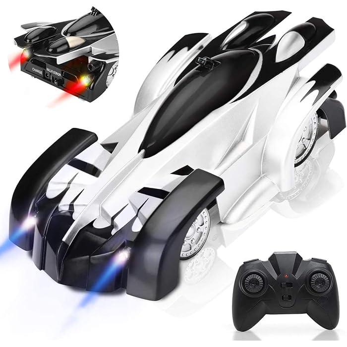 RC Wall Climbing Car Infrared Laser Tracking Remote Control Stunt Toy - Image 11