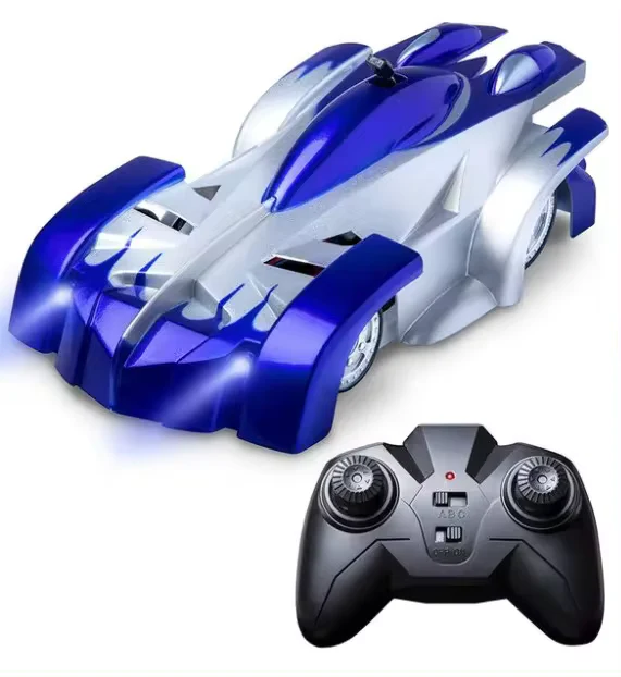 RC Wall Climbing Car Infrared Laser Tracking Remote Control Stunt Toy - Image 3