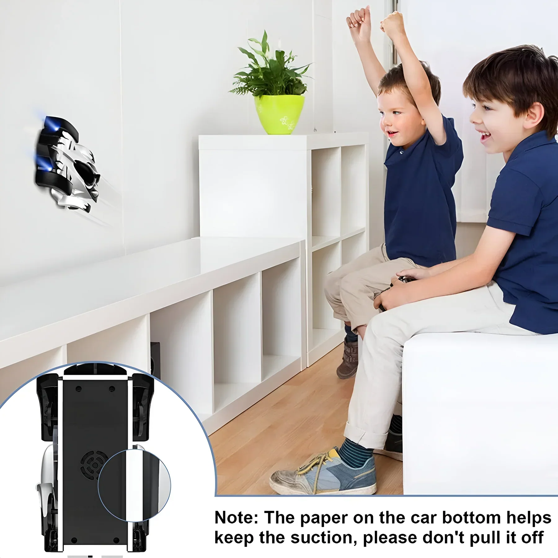 RC Wall Climbing Car Infrared Laser Tracking Remote Control Stunt Toy - Image 8