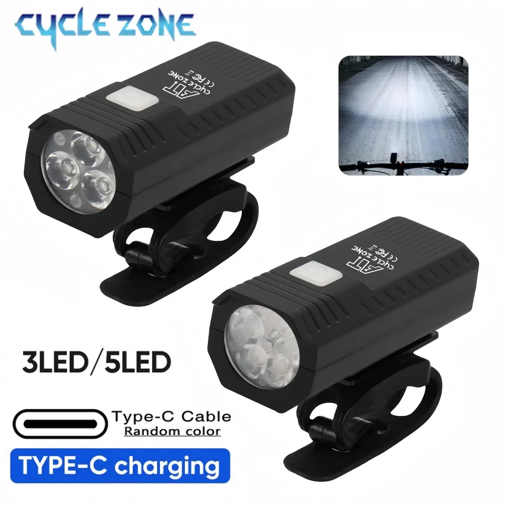 Rechargeable Bike Light Set LED Headlight and Taillight for Night Cycling Safety - Image 5