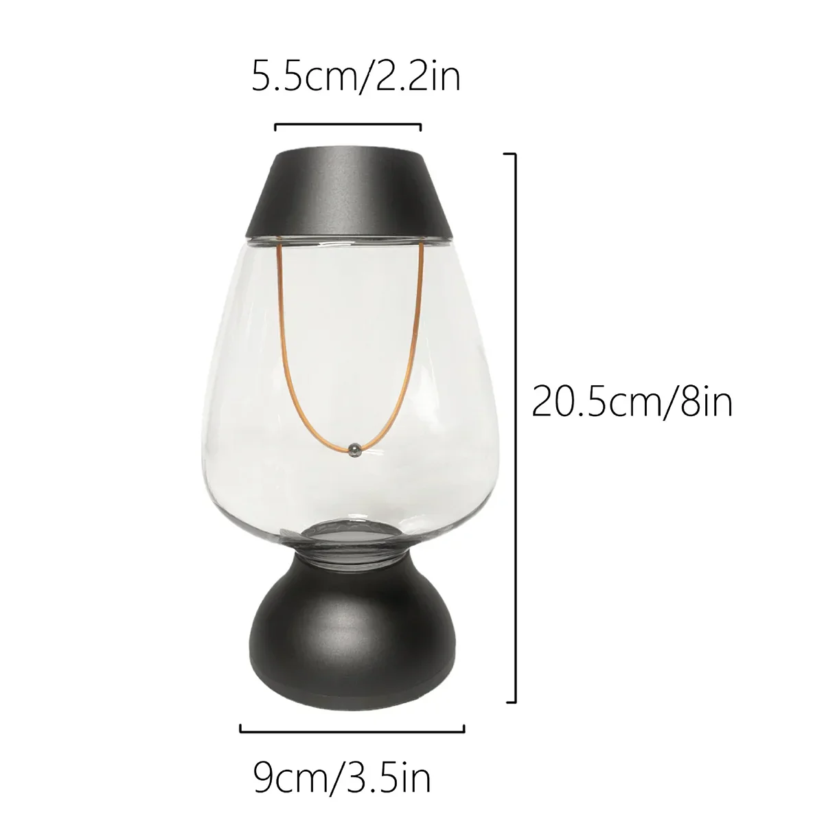 Rechargeable Dimmable LED Filament Table Lamp – Nordic Cordless Bedside Light - Image 2