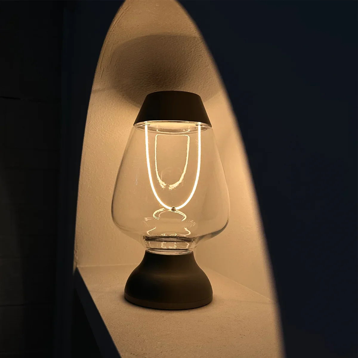Rechargeable Dimmable LED Filament Table Lamp – Nordic Cordless Bedside Light - Image 4