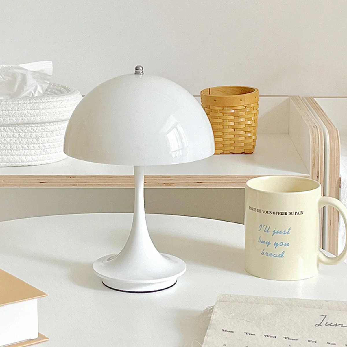 Rechargeable Dimmable LED Table Lamp Touch Control Bedside Light for Bedroom - Image 11