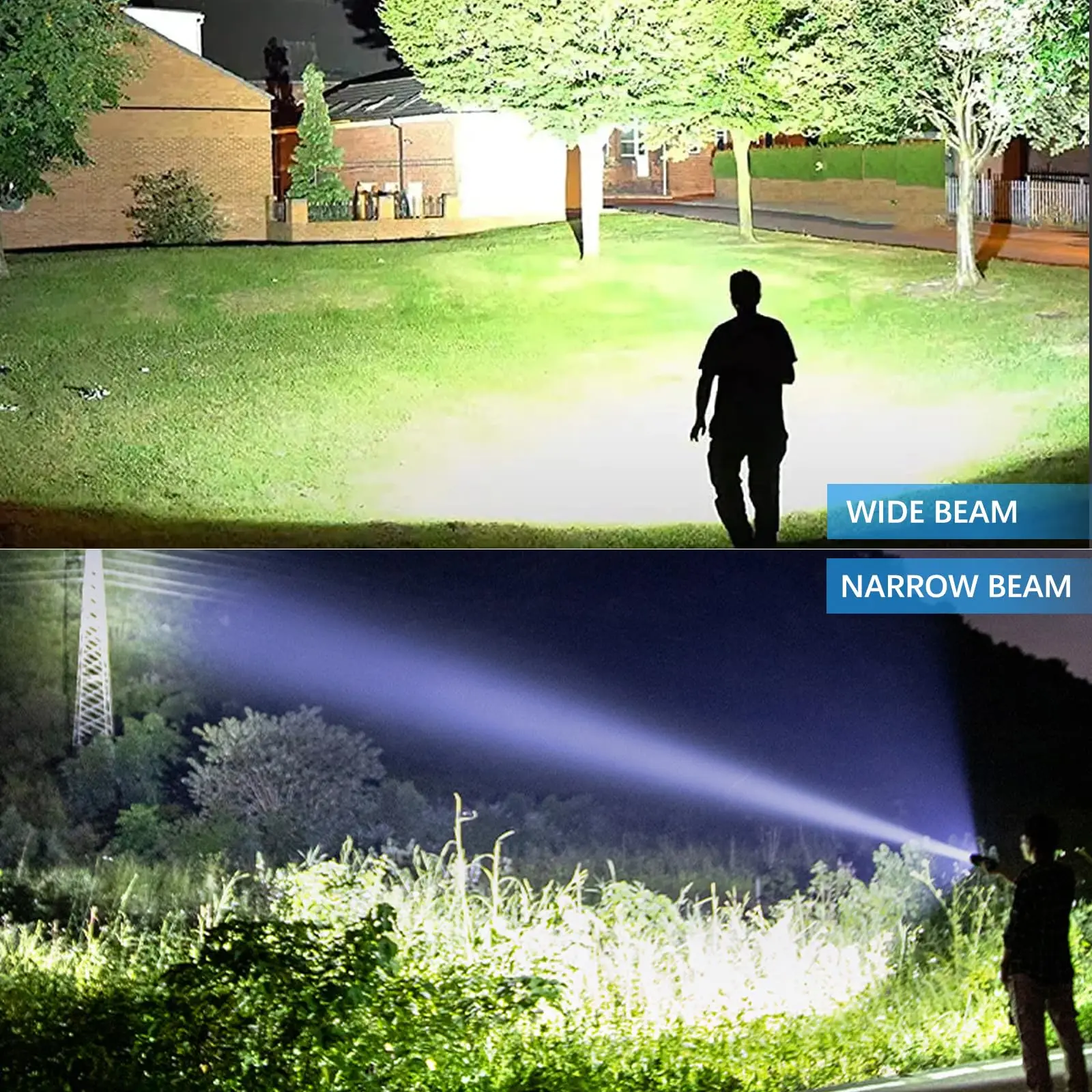 Rechargeable High Lumen LED Flashlight Waterproof 5 Modes Bright Torch - Image 6