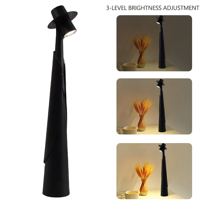 Rechargeable LED Desk Lamp Touch Dimmable Bedside Light for Bedroom Home - Image 10