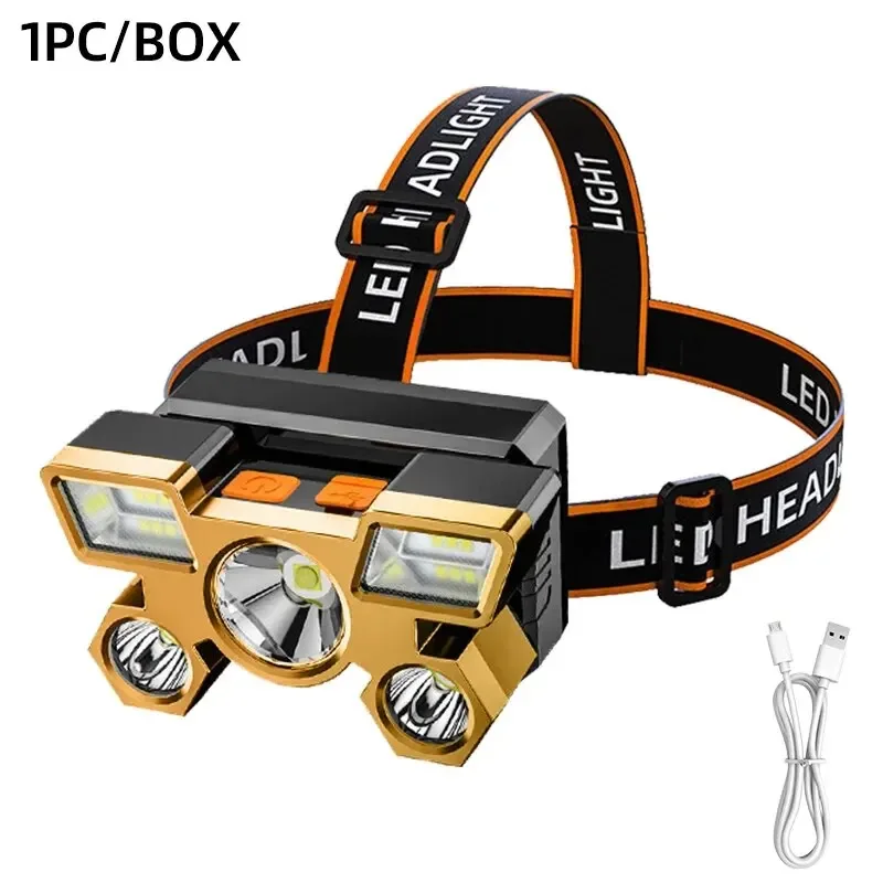 Rechargeable LED Headlamp for Fishing, Camping, Hiking – Powerful Head Flashlight - Image 7