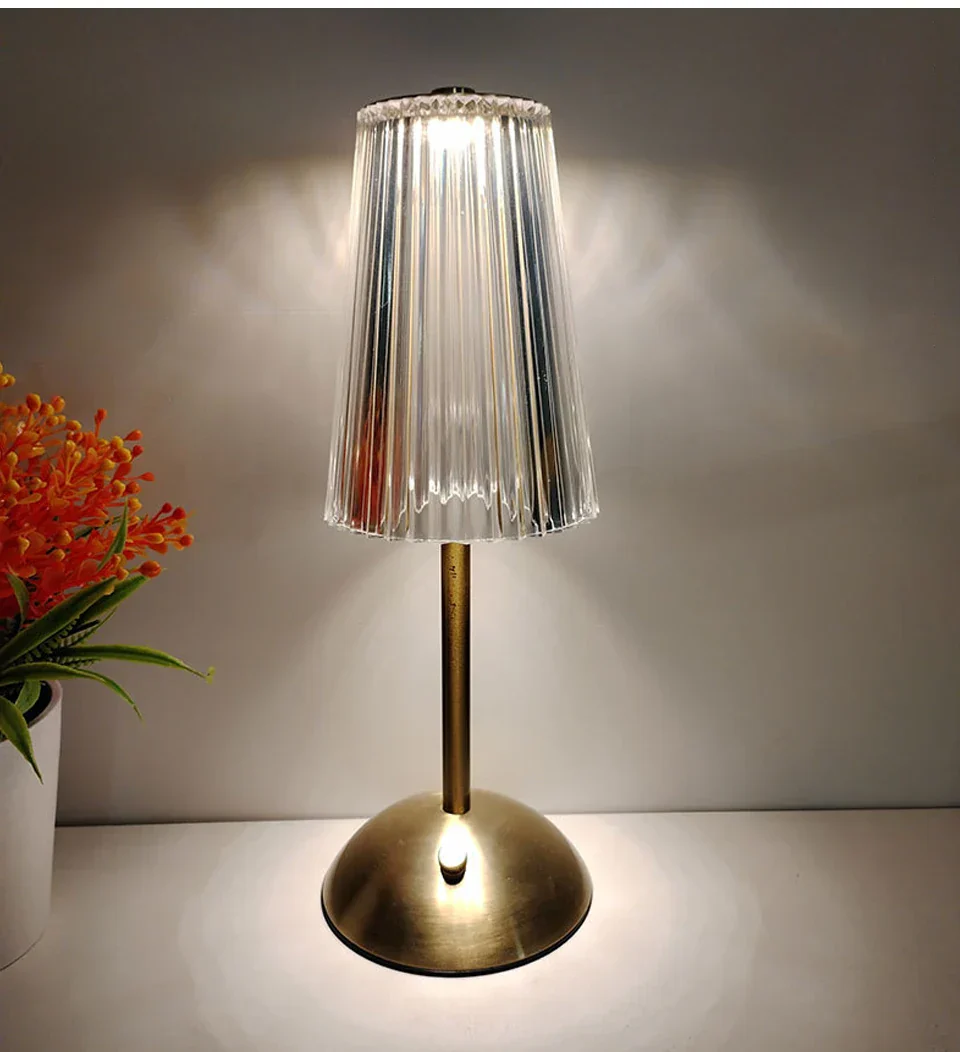Rechargeable LED Table Lamp – Touch Dimmable Wireless Light for Bedroom & Desk - Image 12