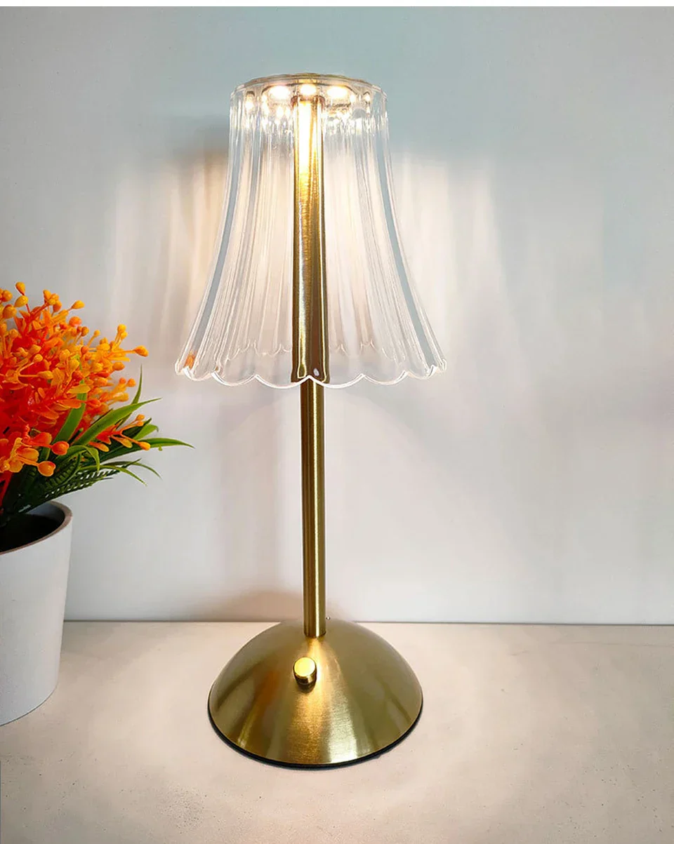 Rechargeable LED Table Lamp – Touch Dimmable Wireless Light for Bedroom & Desk - Image 14