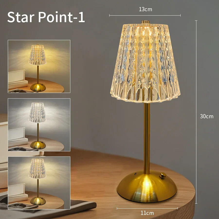 Rechargeable LED Table Lamp – Touch Dimmable Wireless Light for Bedroom & Desk - Image 16