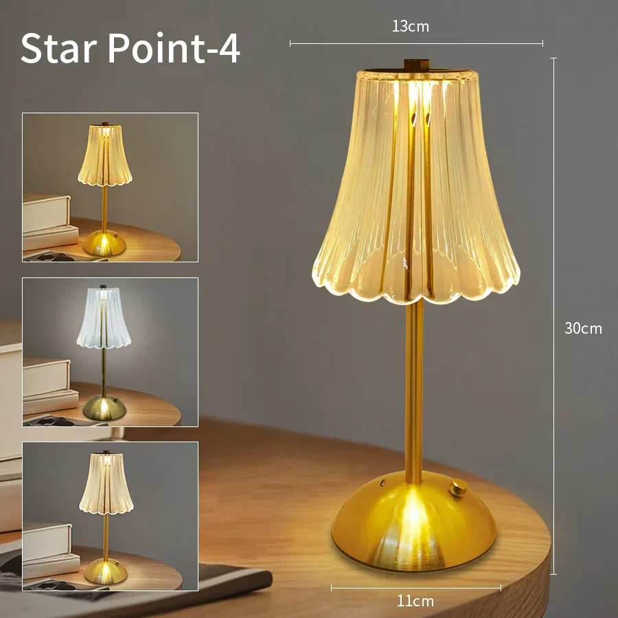 Rechargeable LED Table Lamp – Touch Dimmable Wireless Light for Bedroom & Desk - Image 17