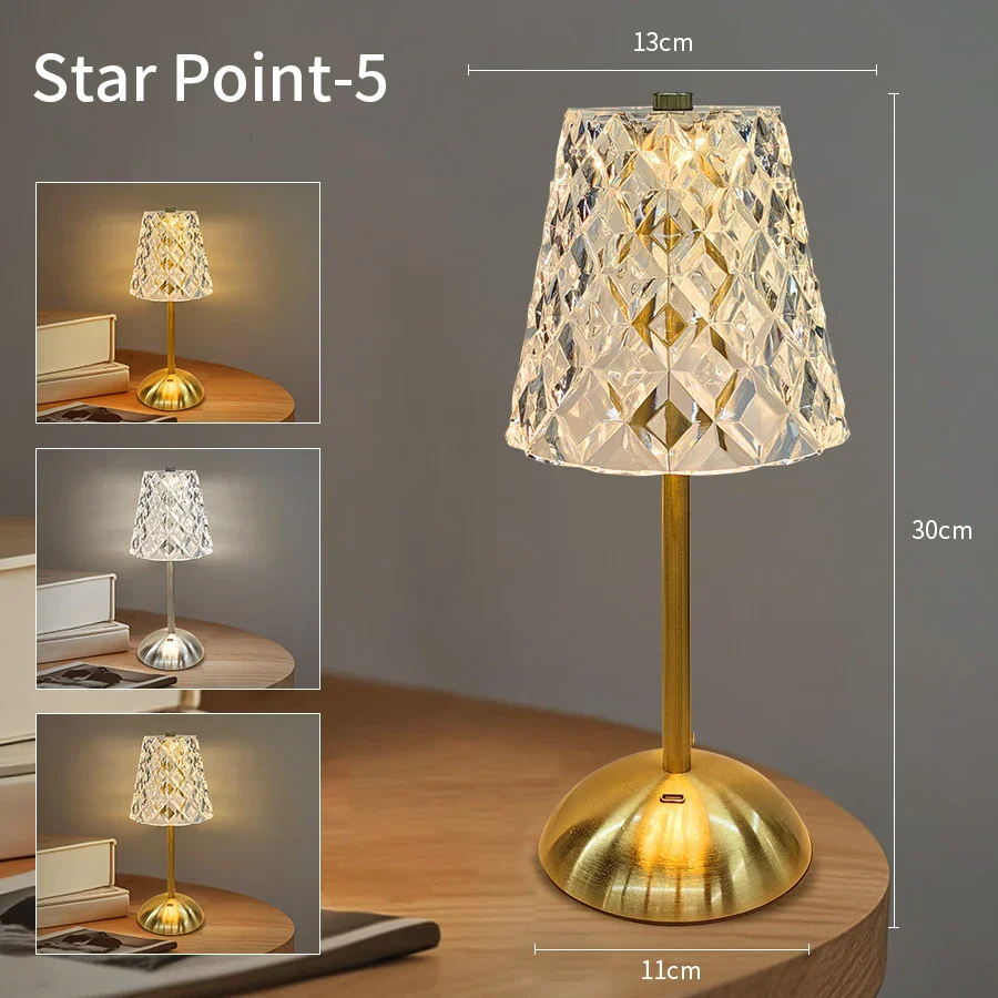 Rechargeable LED Table Lamp – Touch Dimmable Wireless Light for Bedroom & Desk - Image 18