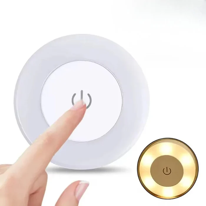 Rechargeable LED Touch Night Light USB Magnetic Wall Lamp Dimmable Portable - Image 7
