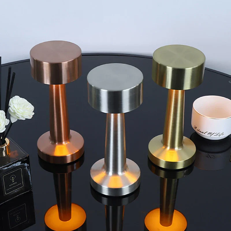 Rechargeable LED Touch Table Lamp USB Desk Light for Bedroom Bar Mood Lighting - Image 5