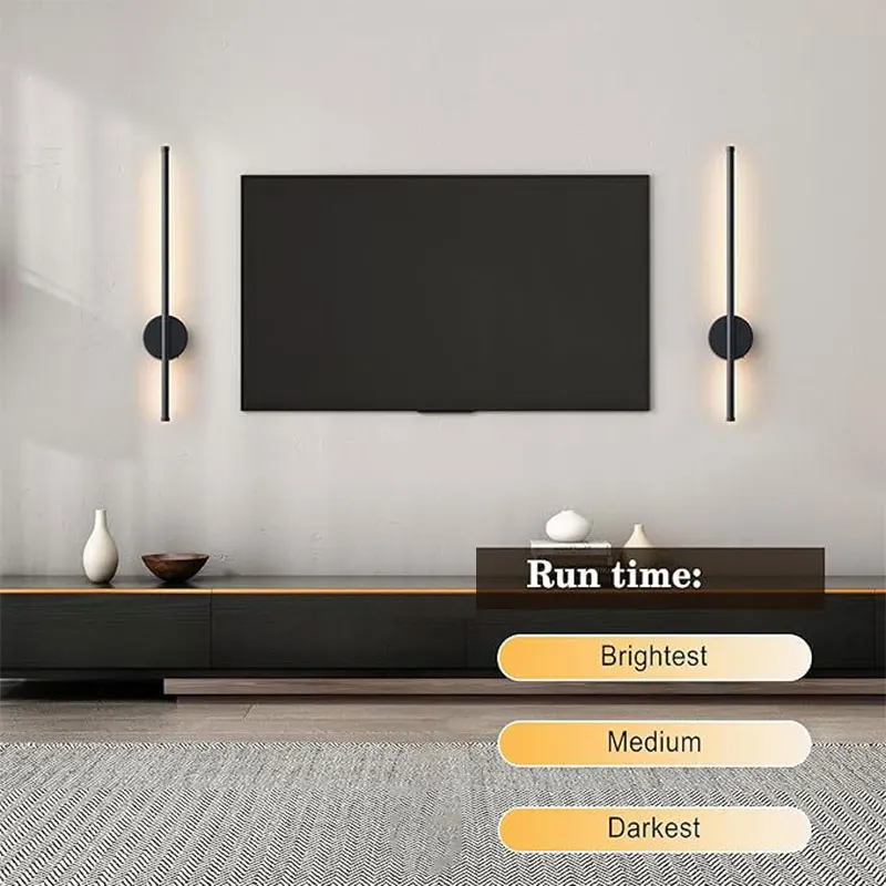 Rechargeable LED Wall Light Touch Switch 3CCT USB Battery Operated Sconce - Image 4