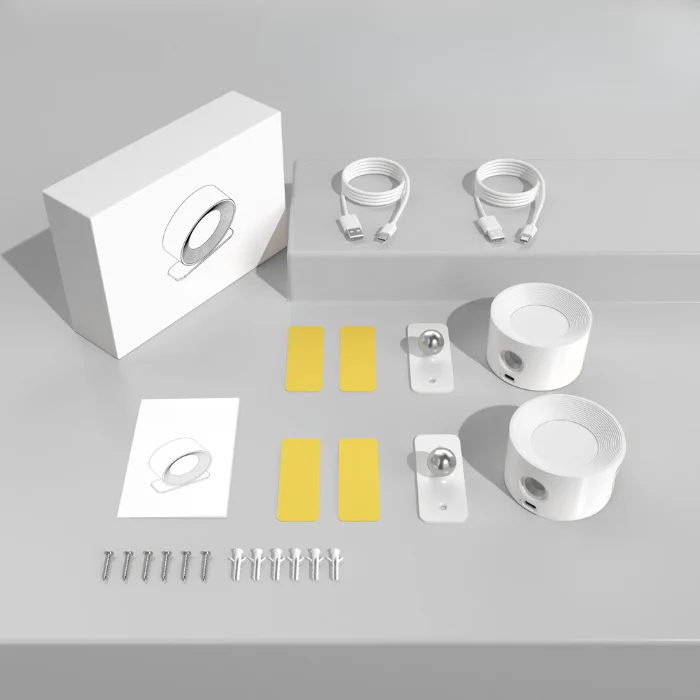 Rechargeable LED Wall Sconce 360° Rotating Adjustable Bedroom Nordic Light - Image 8