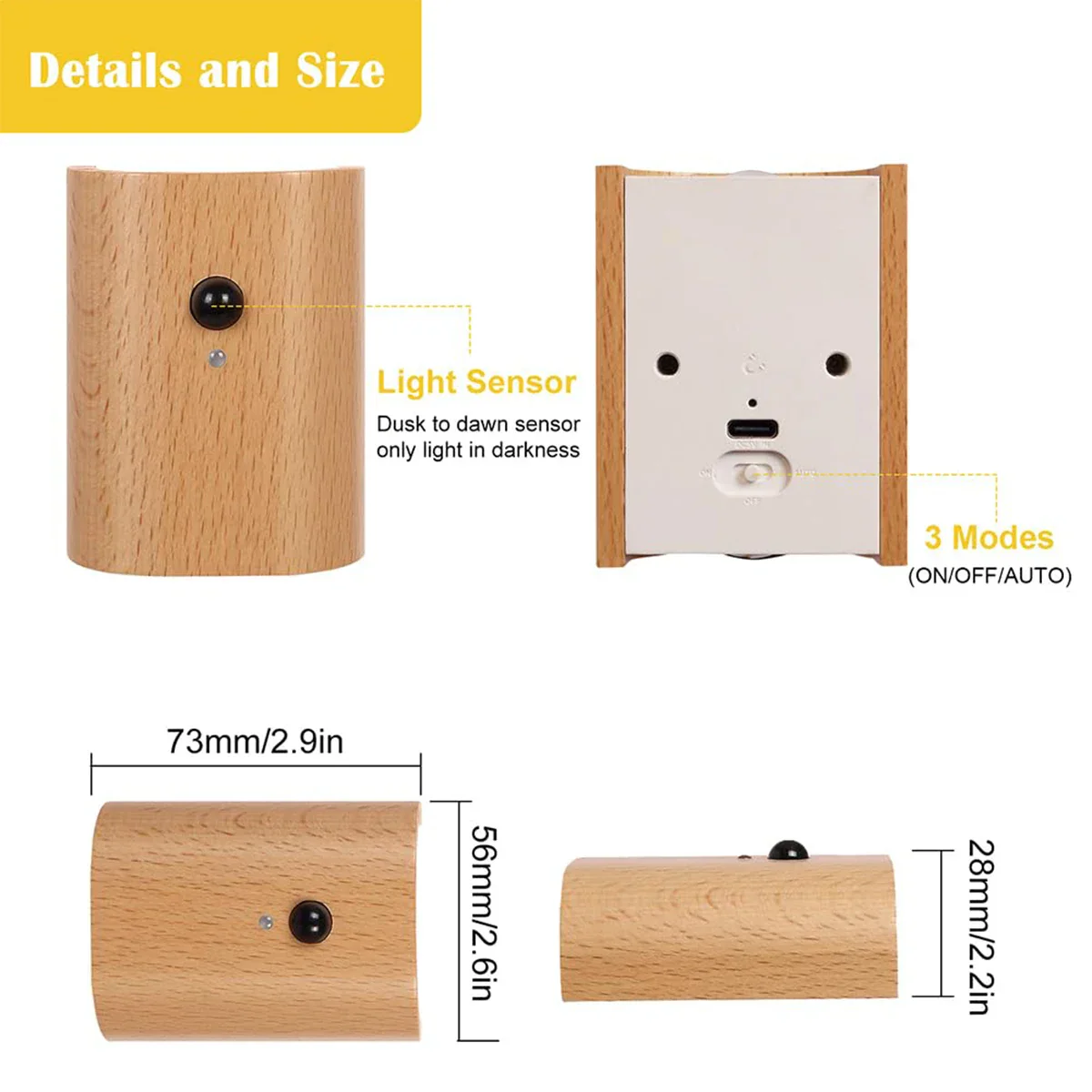 Rechargeable Motion Sensor Wall Light - Image 2