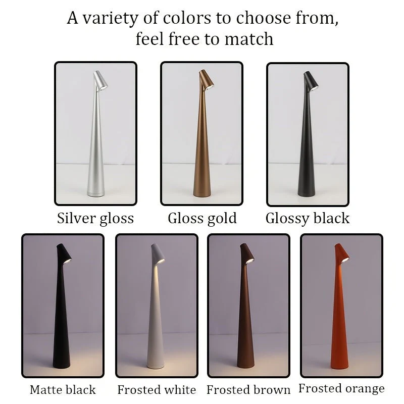 Rechargeable Touch LED Table Lamp – 3 Color Dimmable Light for Reading & Bedroom - Image 2