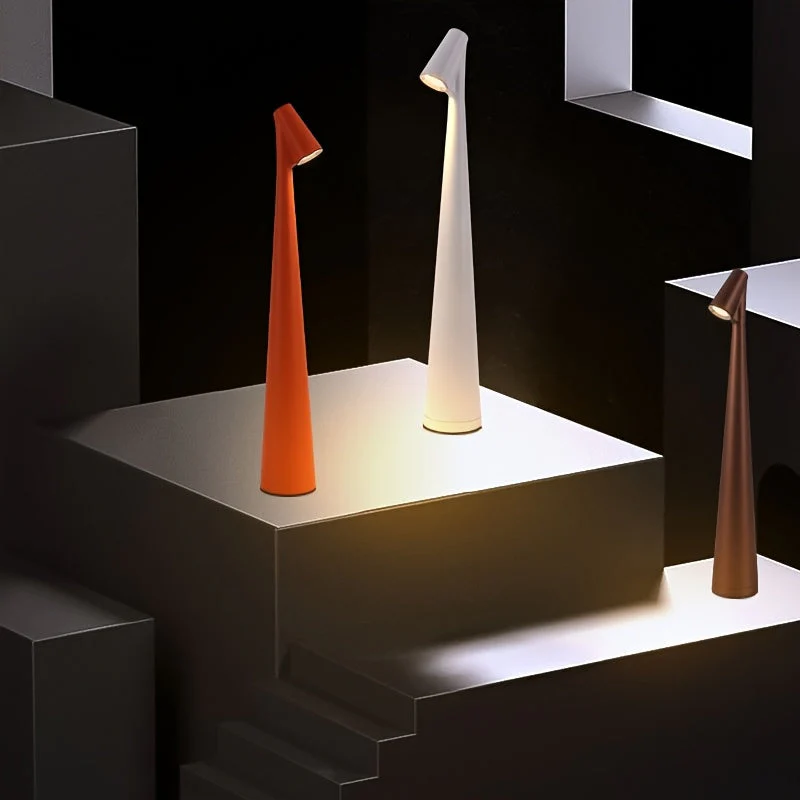 Rechargeable Touch LED Table Lamp – 3 Color Dimmable Light for Reading & Bedroom - Image 5