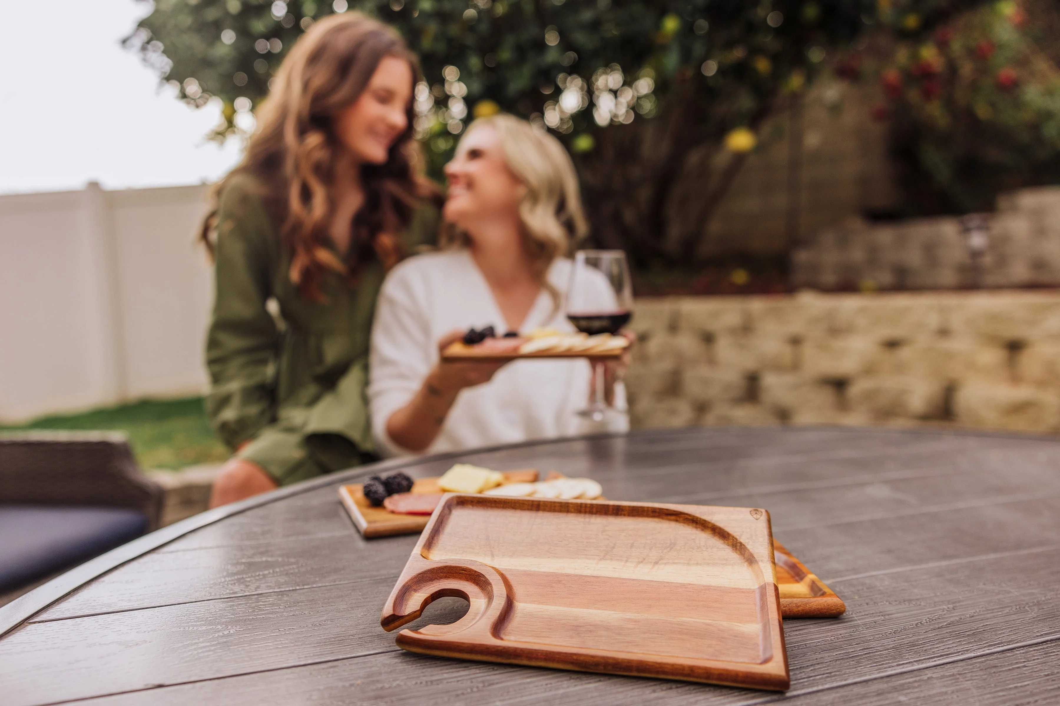 Rectangle Wine Appetizer Plate Set of 4 - Image 7