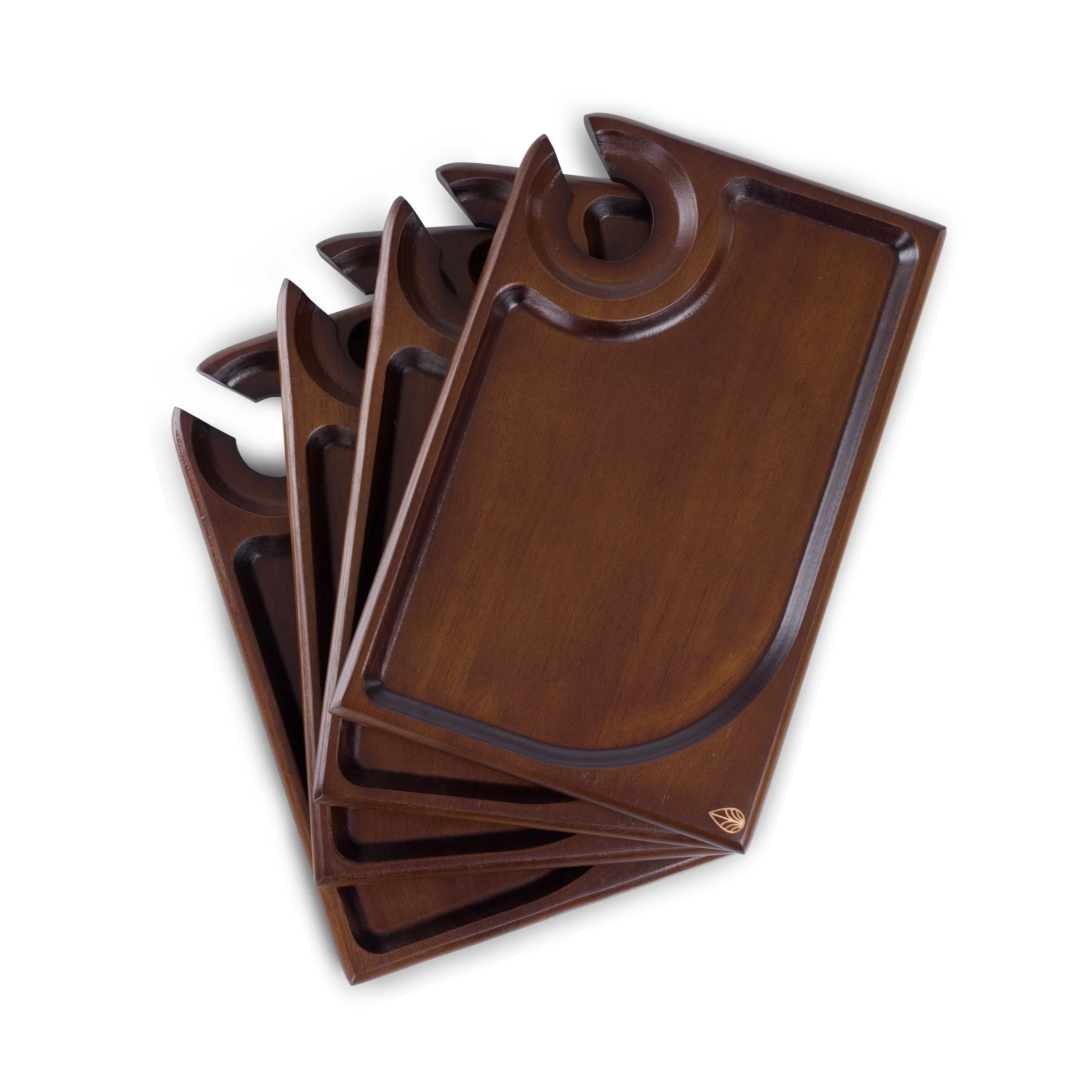 Rectangle Wine Appetizer Plate Set of 4 - Image 3