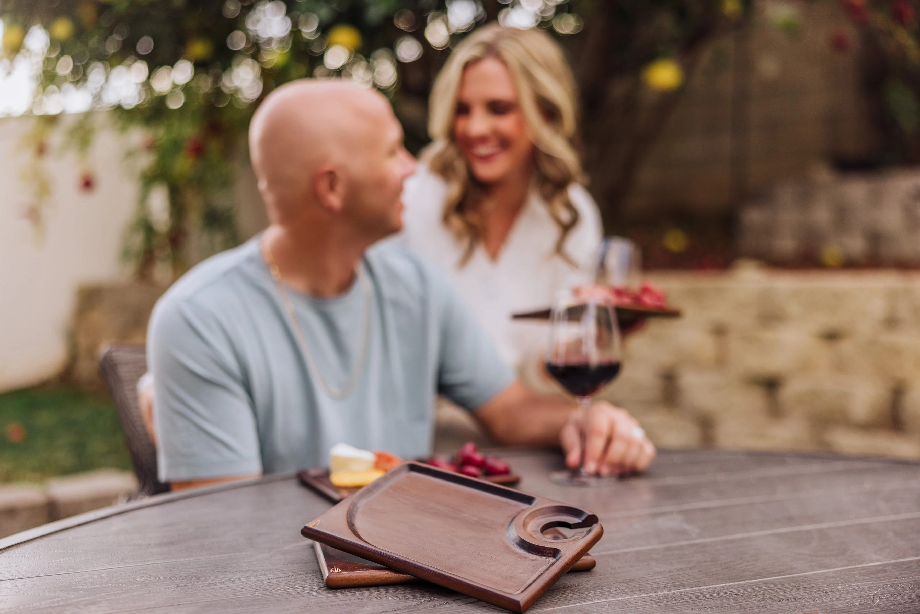 Rectangle Wine Appetizer Plate Set of 4 - Image 7
