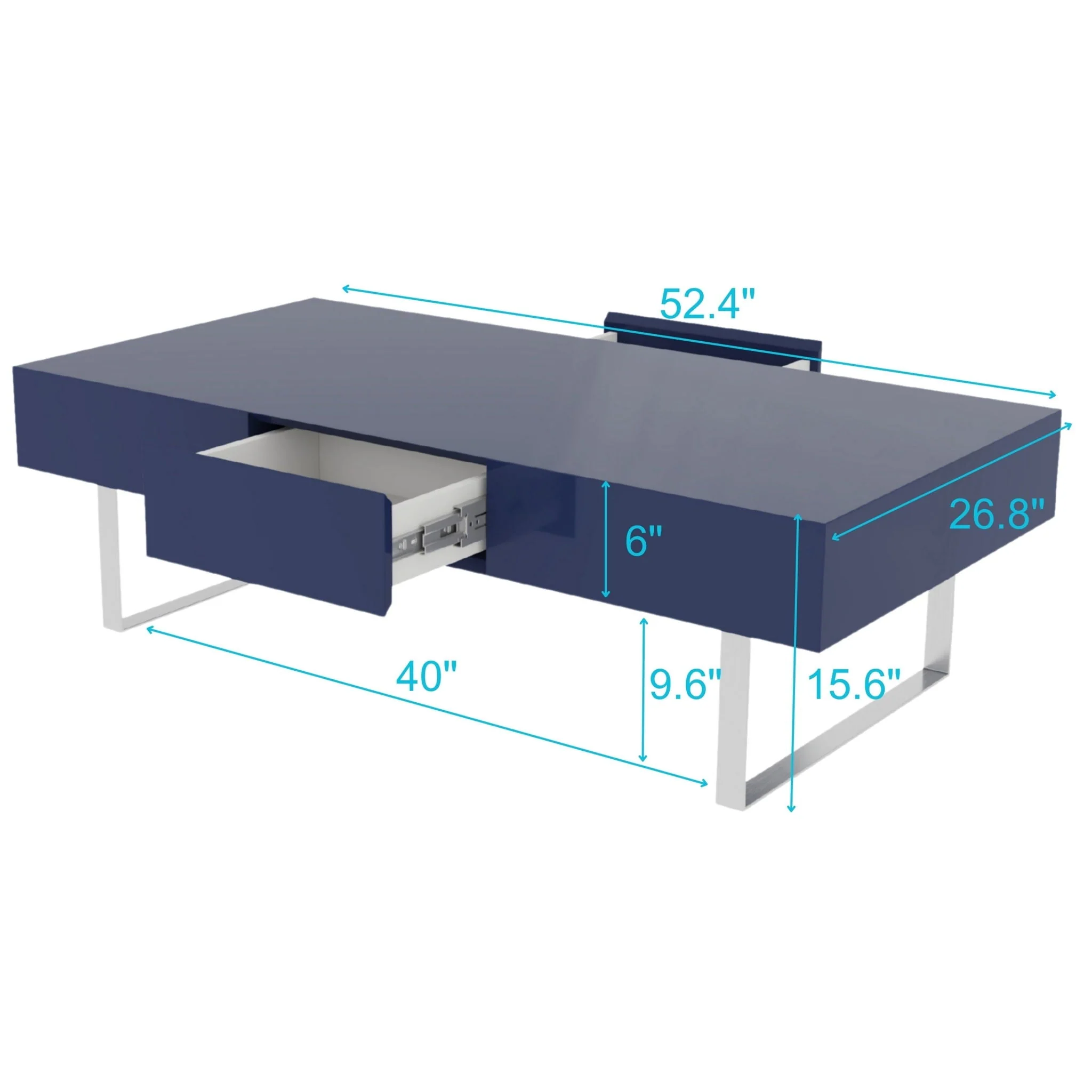 Rectangular Coffee Table With Hidden Storage - Image 4