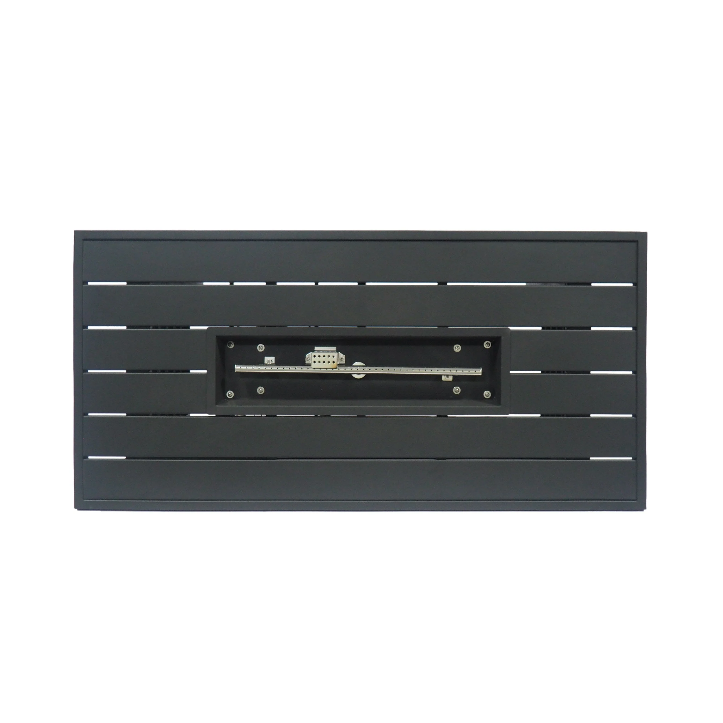 Rectangular Iron Fire Pit - 30,000 BTU - Tank Cover Inside - Image 11