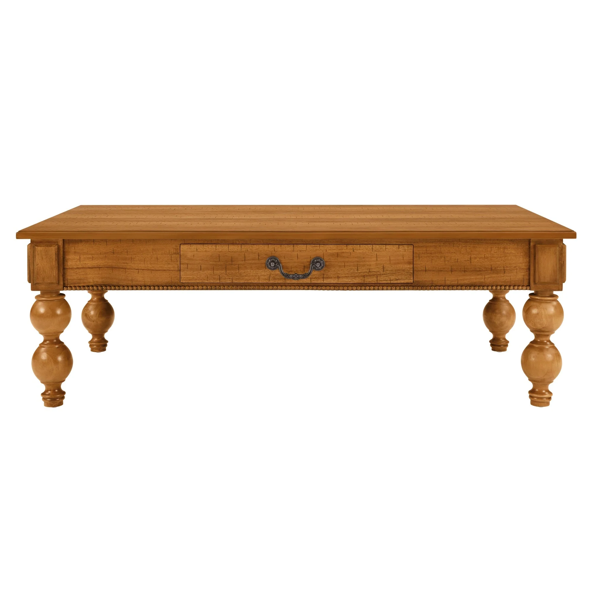 Rectangular Wooden Coffee Table with Storage Drawer - Image 11