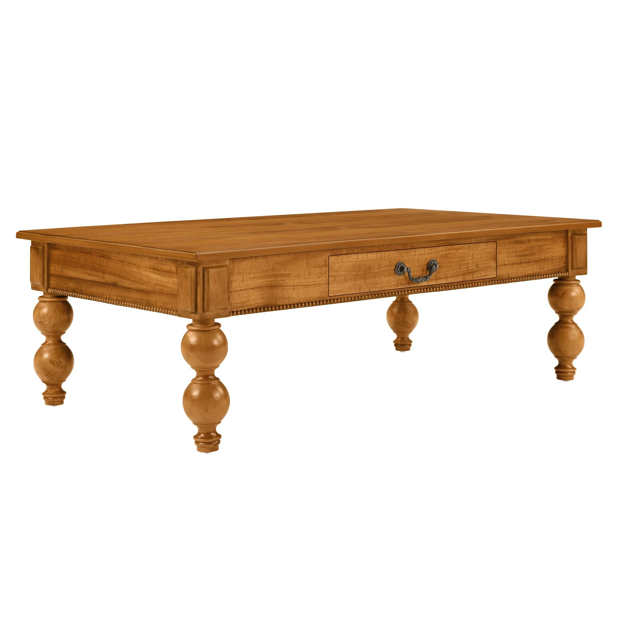 Rectangular Wooden Coffee Table with Storage Drawer - Image 13