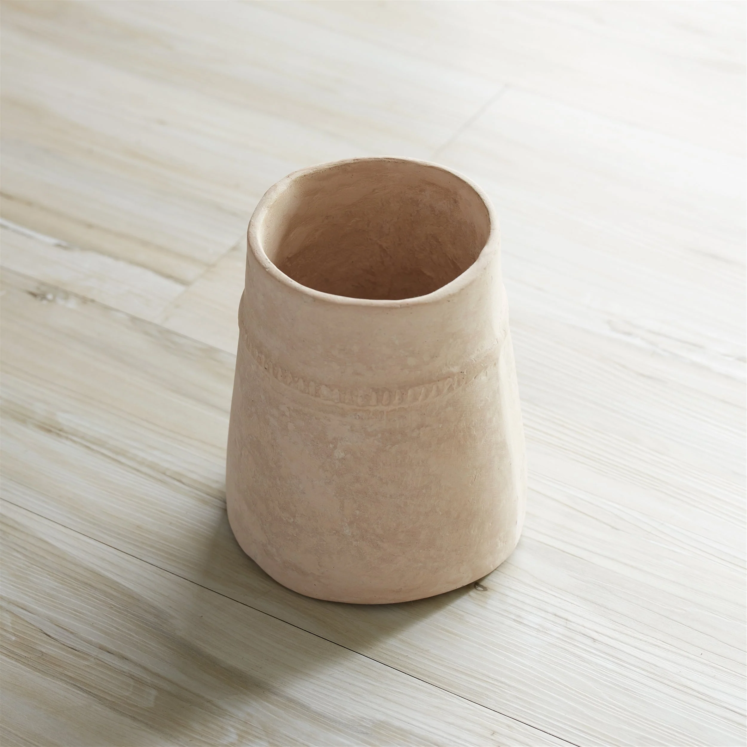 Recycled paper chalk vase 6.5"h - Image 2