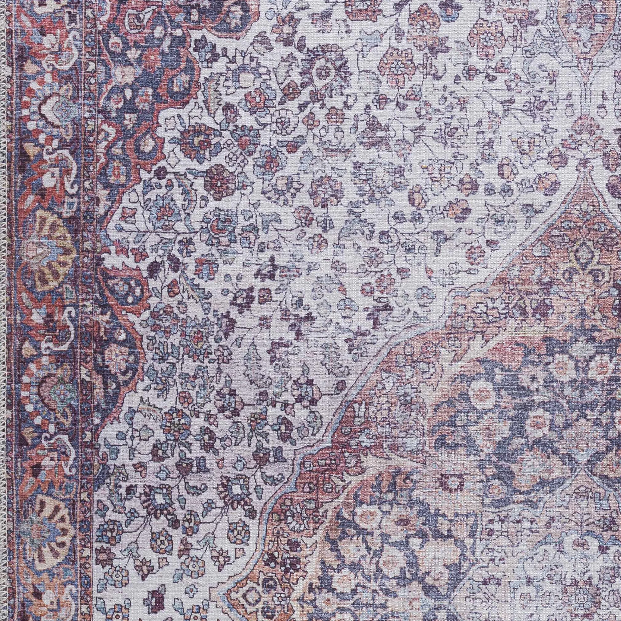 Red Cael Tumble Dry Washable Rug - Promo - Image 12