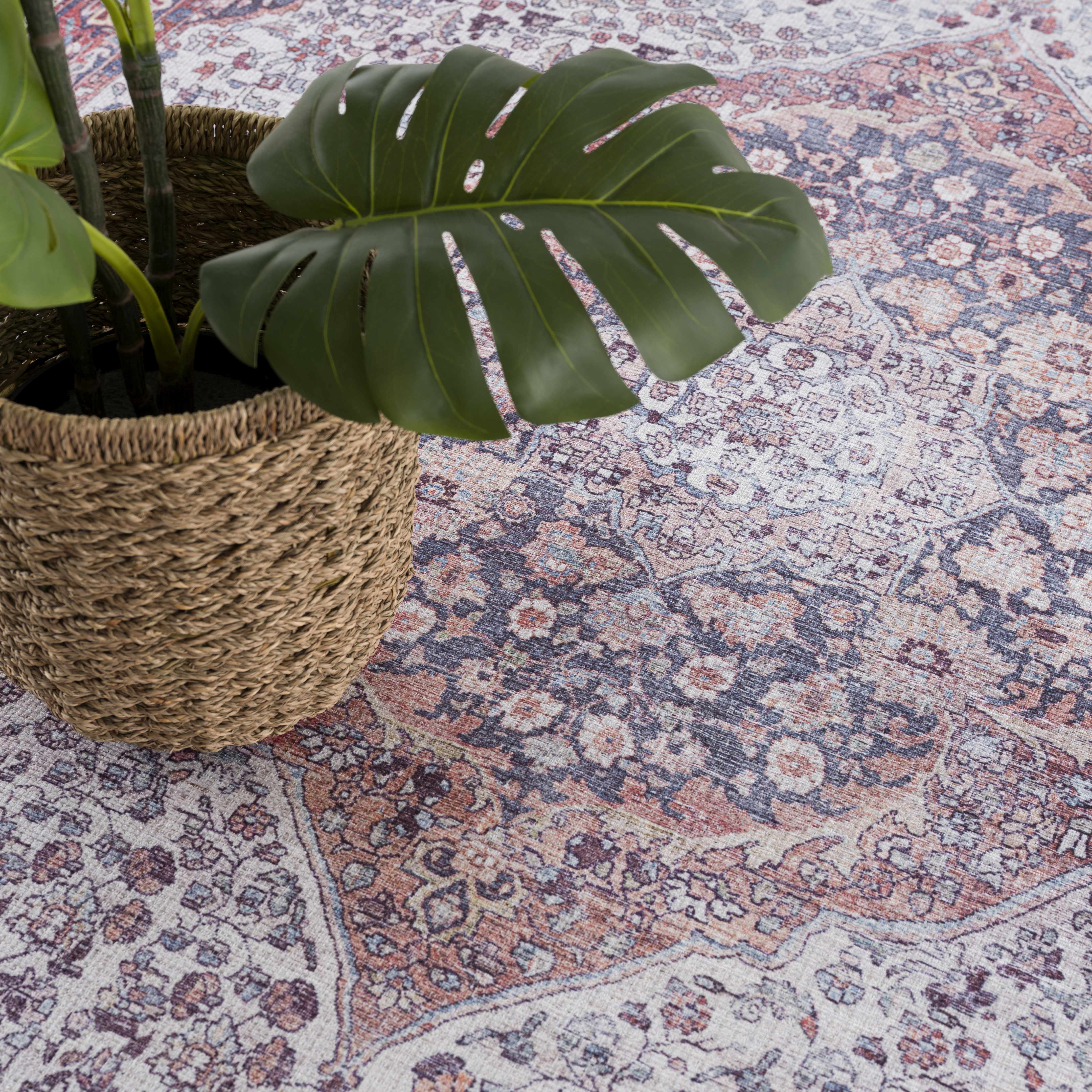 Red Cael Tumble Dry Washable Rug - Promo - Image 4