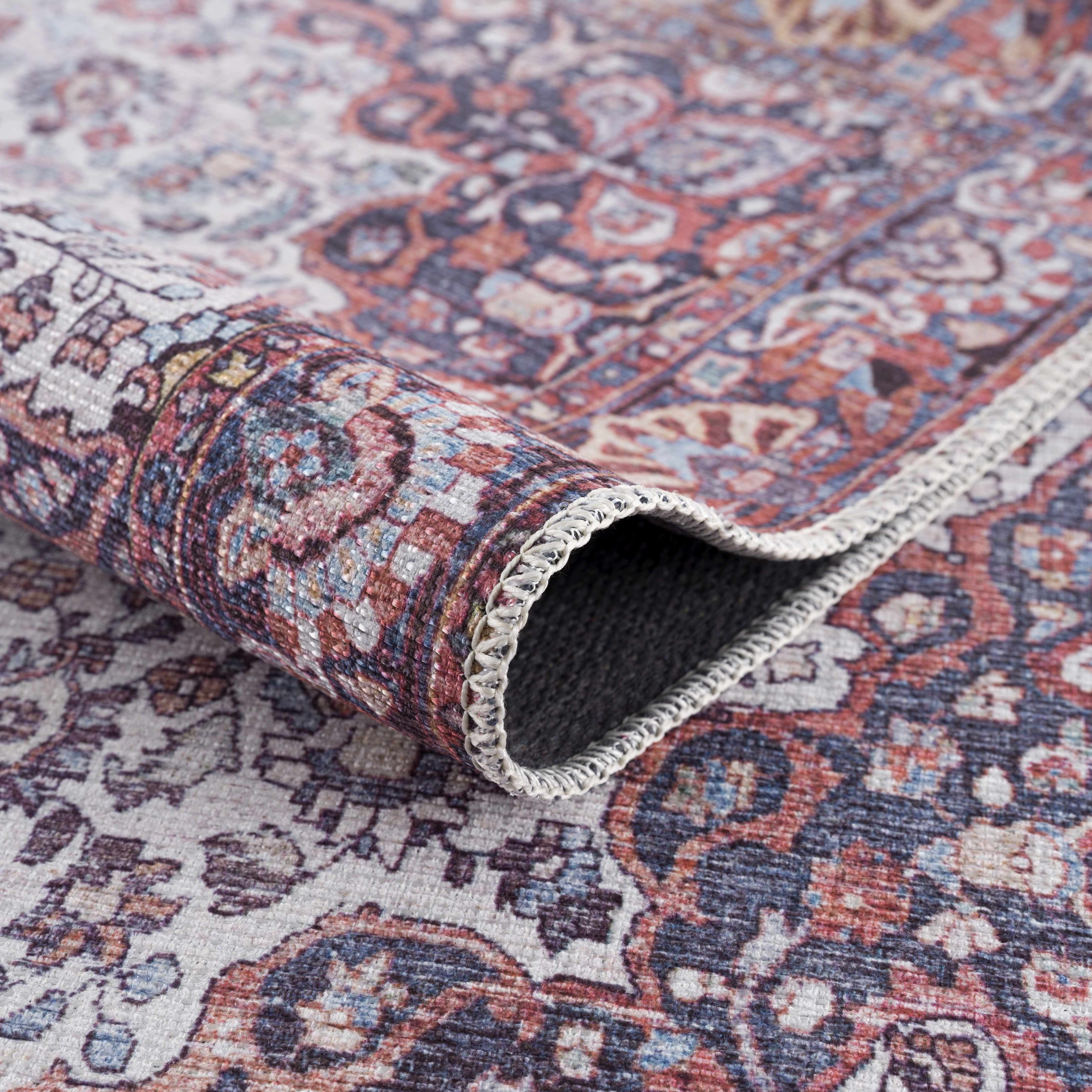Red Cael Tumble Dry Washable Rug - Promo - Image 6