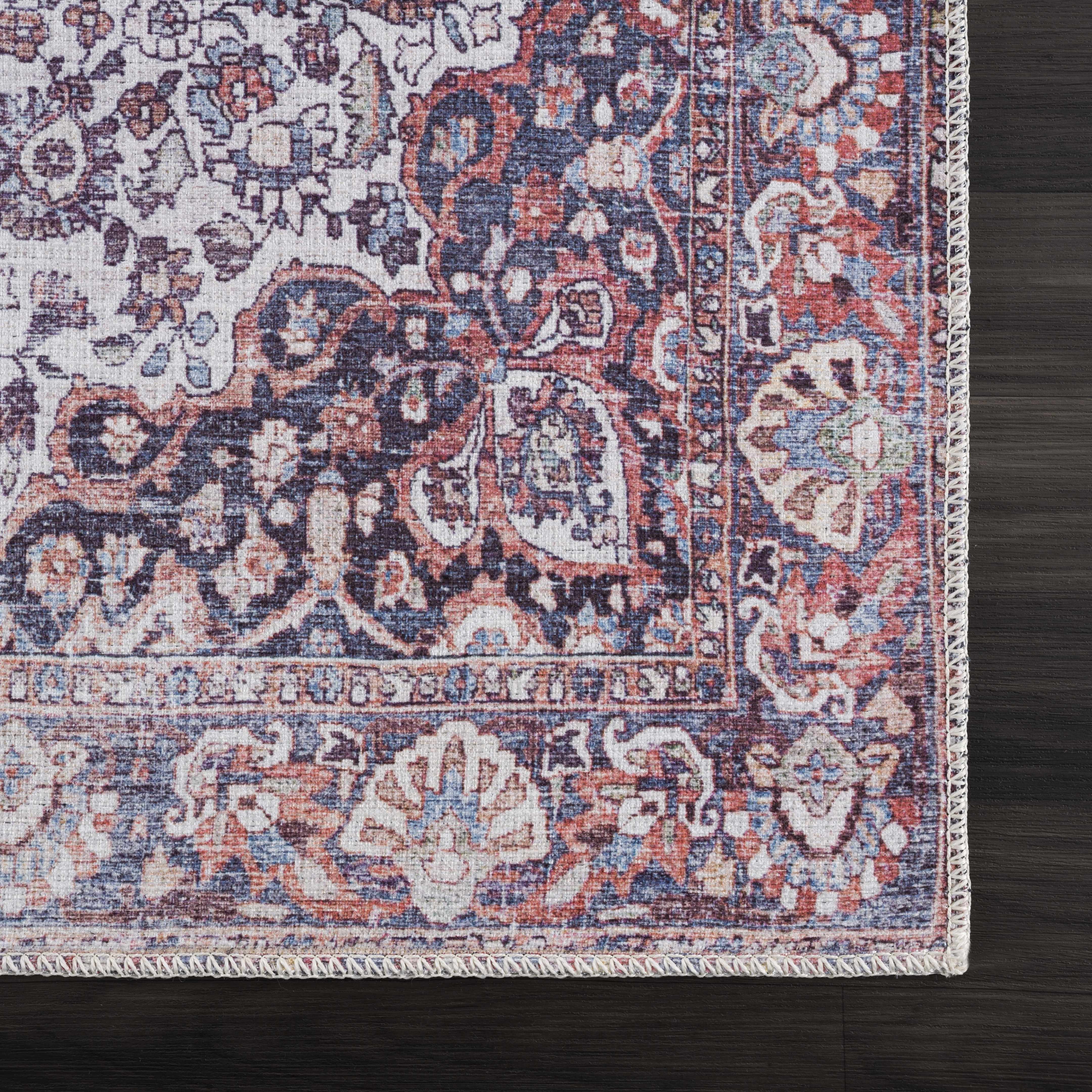 Red Cael Tumble Dry Washable Rug - Promo - Image 8