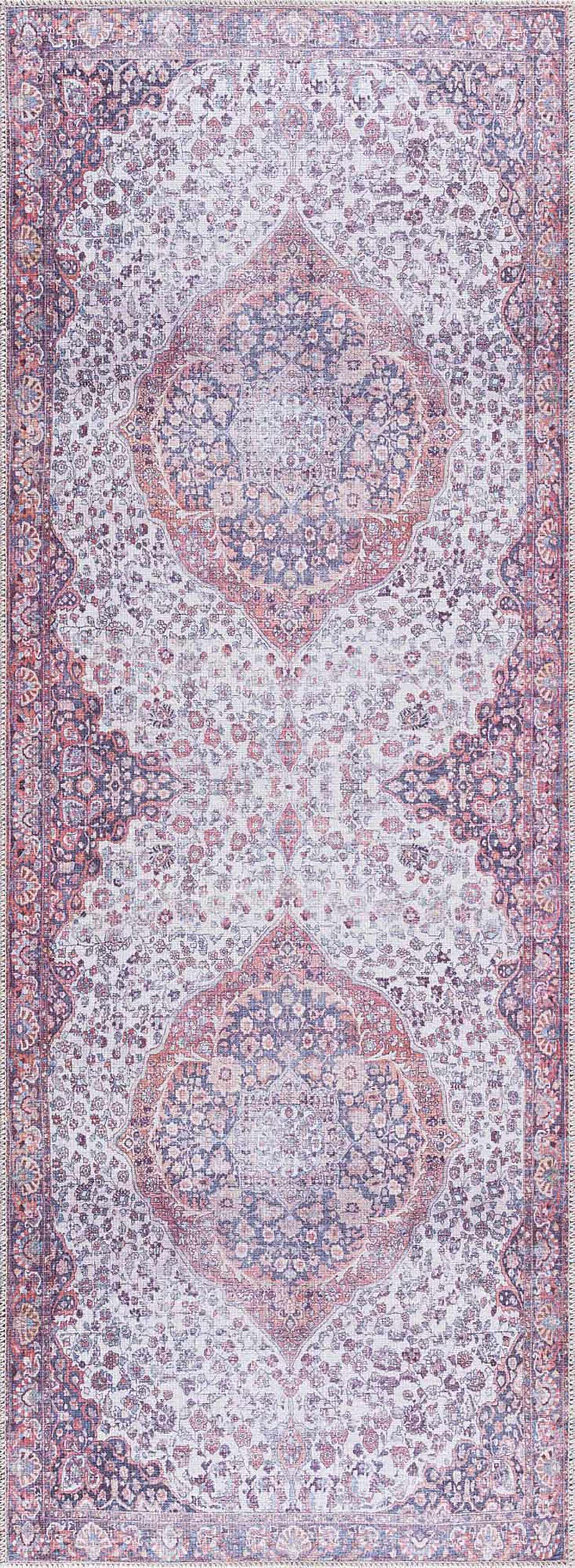Red Cael Tumble Dry Washable Rug - Promo - Image 9