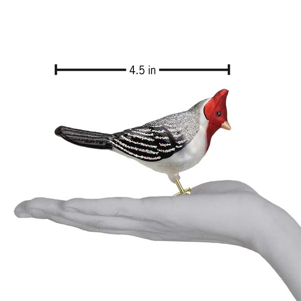 Red-crested Cardinal Ornament - Image 6