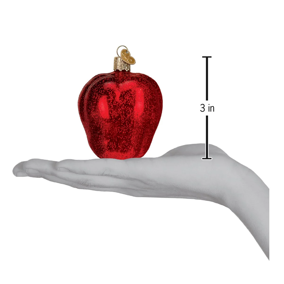 Red Delicious Apple Ornament by Old World Christmas - Image 4