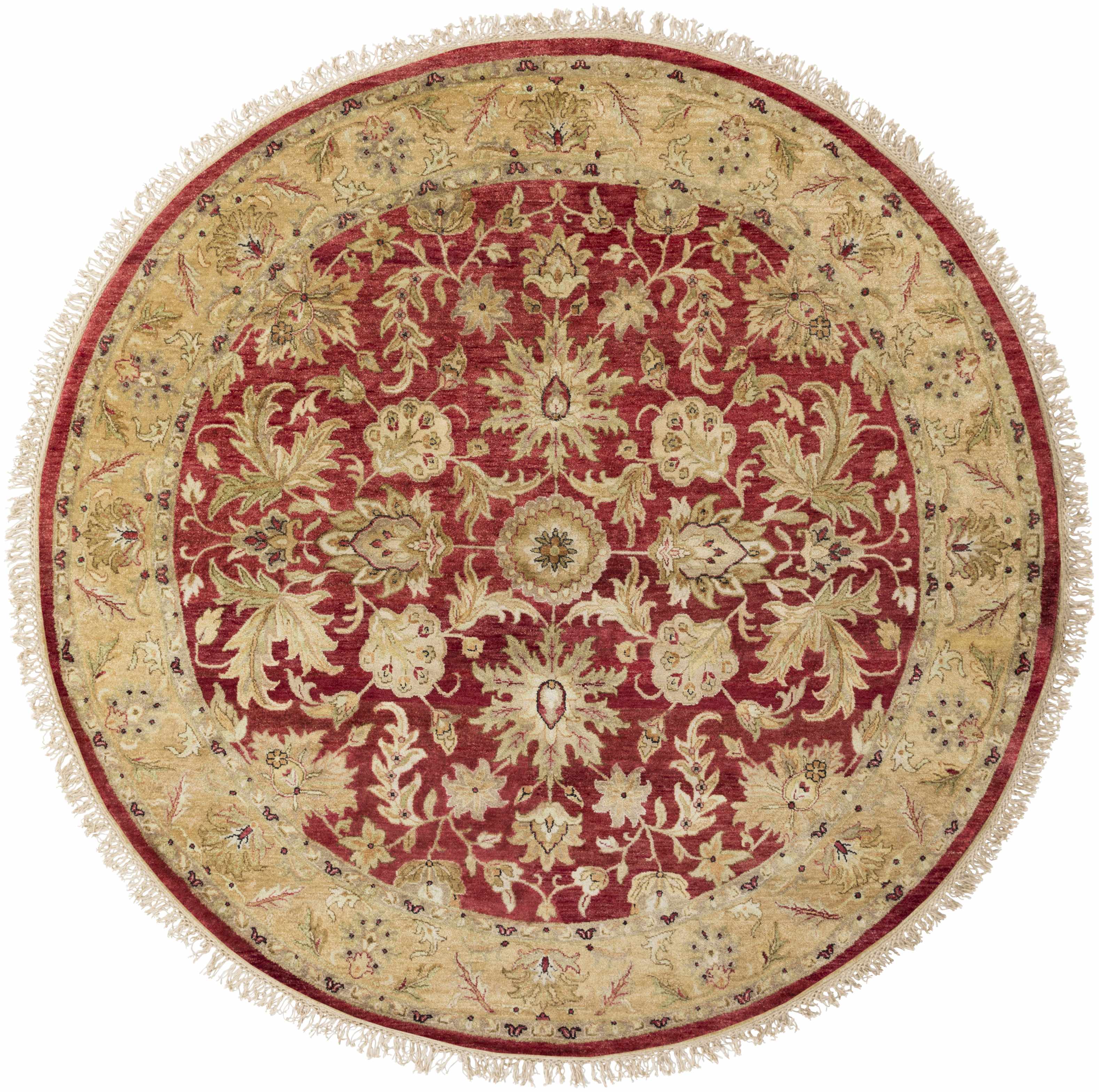 Red&Gold Premium Wool Area Rug - Clearance - Image 8