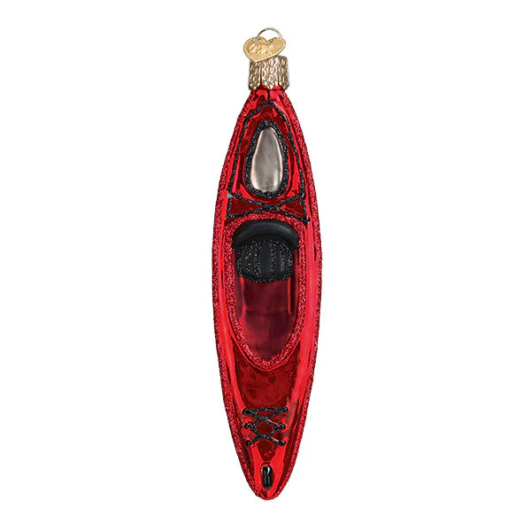 Red Kayak Ornament - Image 3