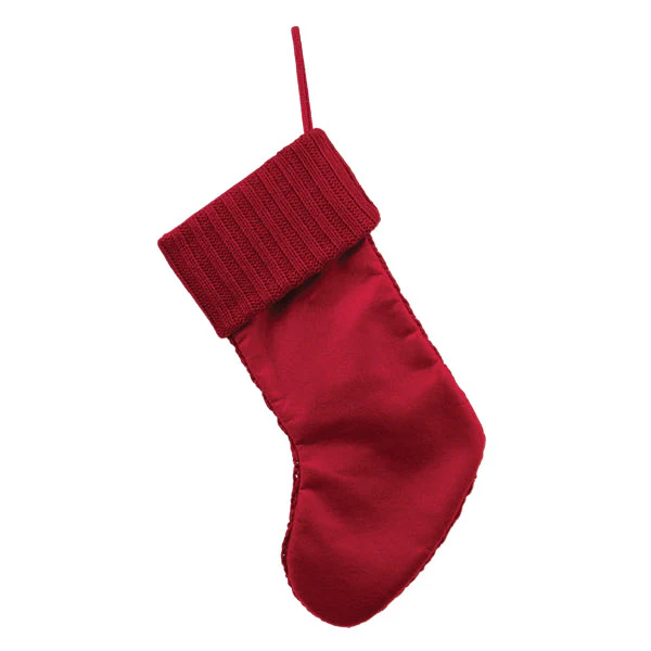 Red Knit Stocking - Image 3