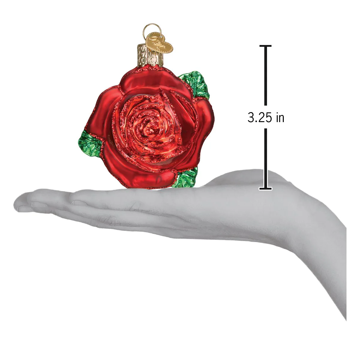 Red Rose Ornament - Image 6