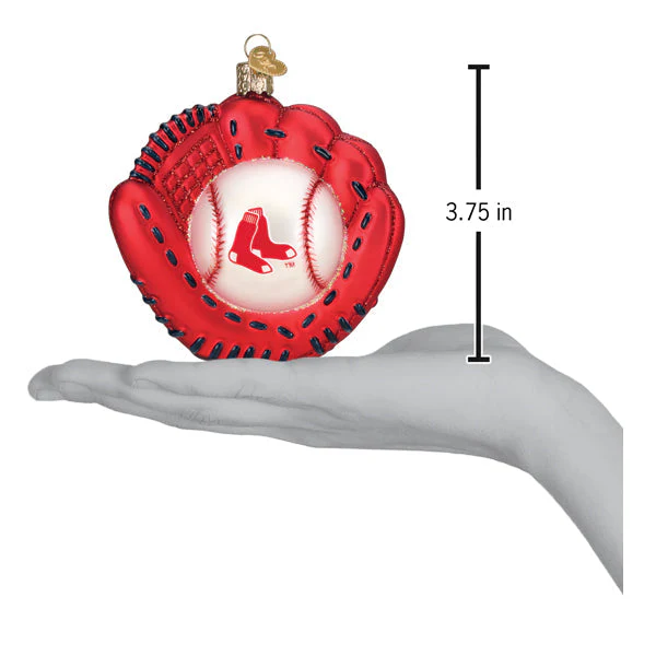 Red Sox Baseball Mitt Ornament - Image 5