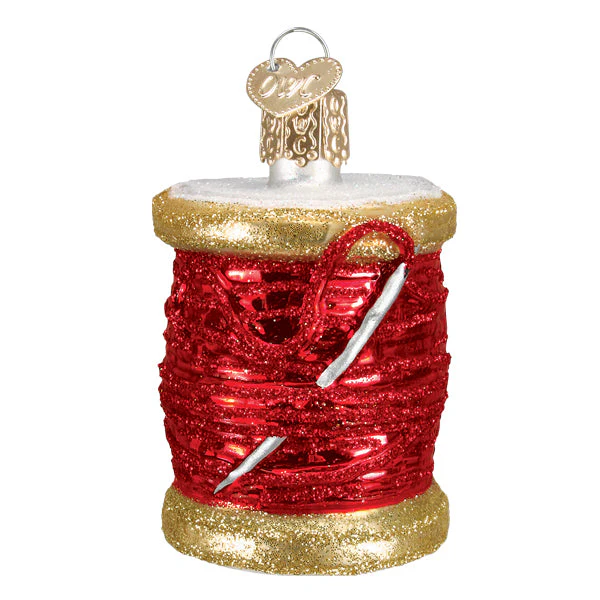 Red Spool Of Thread Ornament - Image 3