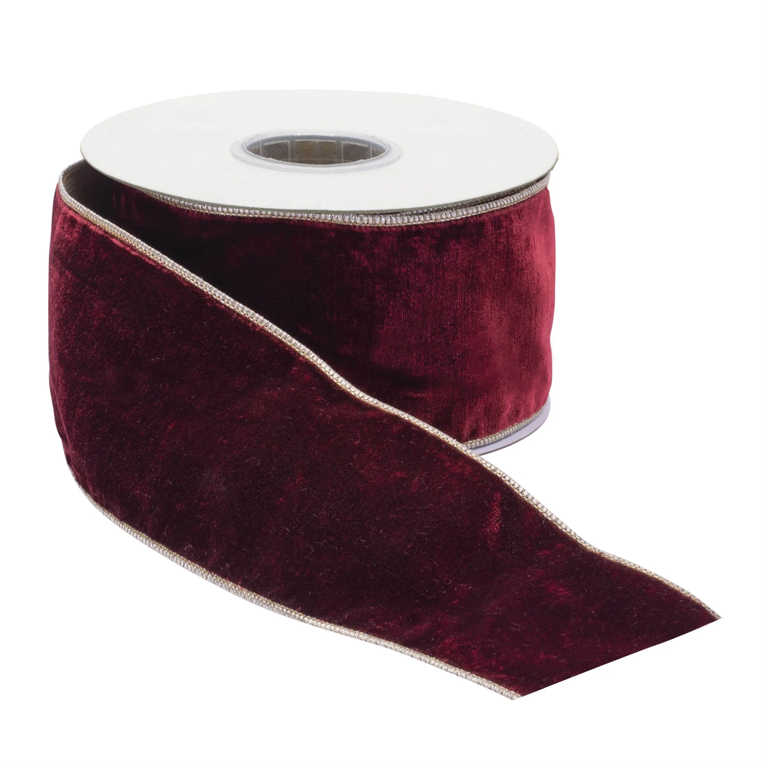 Red Wired Ribbon 4" x 10 Yds. - Image 4